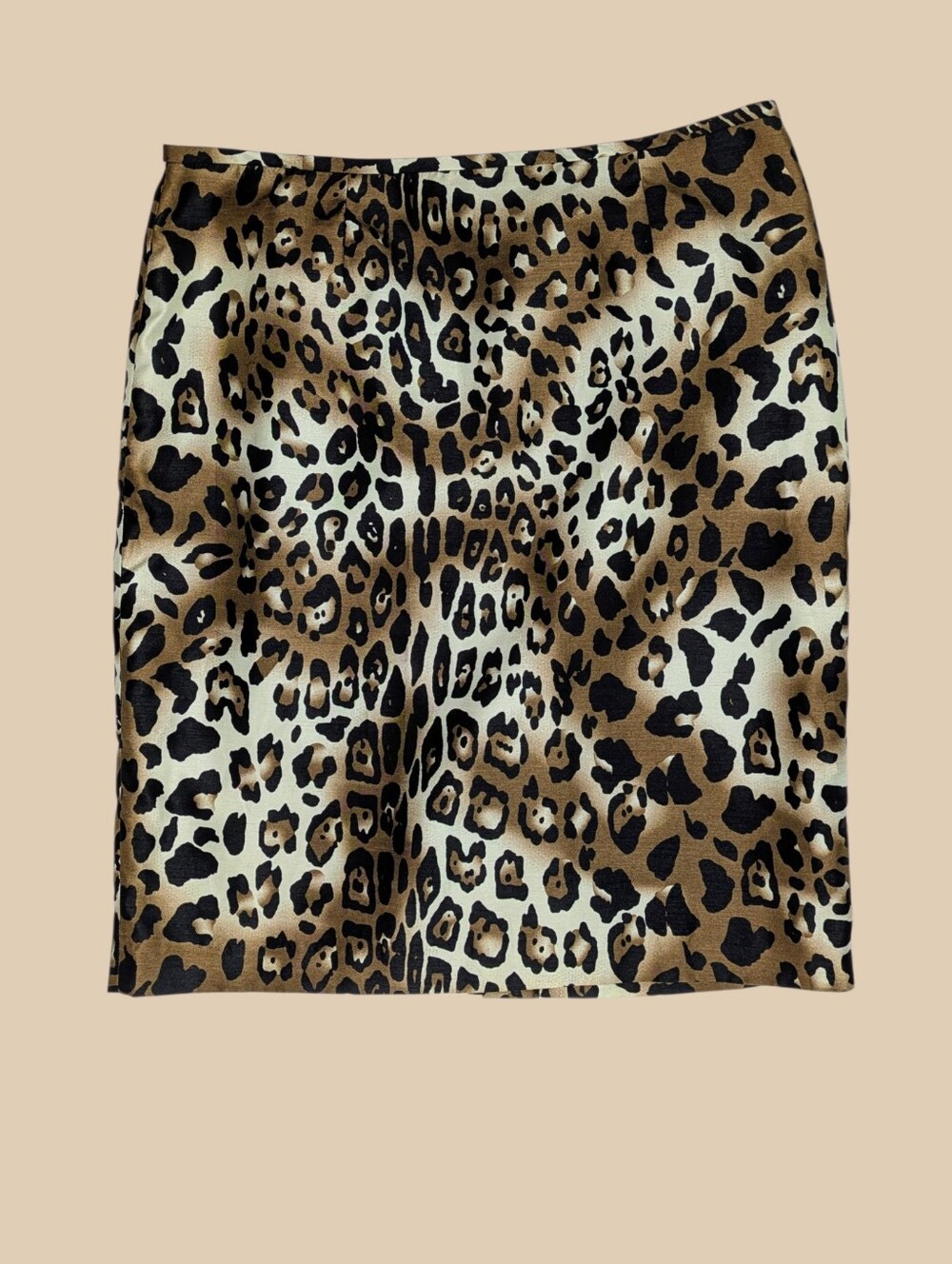 90s Leopard Print Mini Skirt